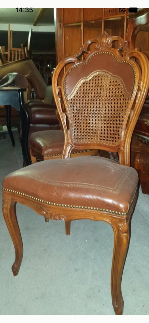 4 Lodewijk eetkamer stoelen 