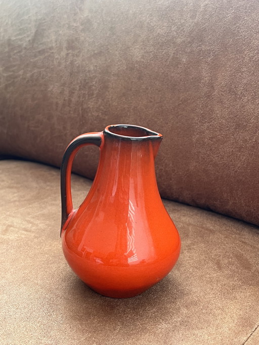 Jarra de cerámica de mediados de siglo BÜCKEBURG n.º 71 Cerámica de Alemania Occidental