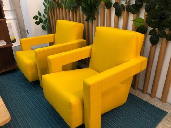 Image 1 of Sillón CASSINA 2x 637 Utrecht 2024 (NUEVO, nunca usado) KVDRAT AMARILLO 13L Lana