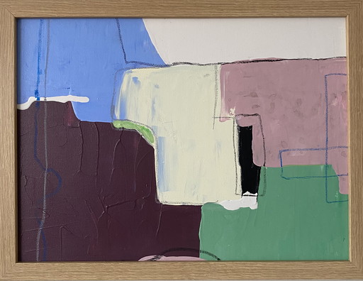 Abstract painting 30x40 including frame