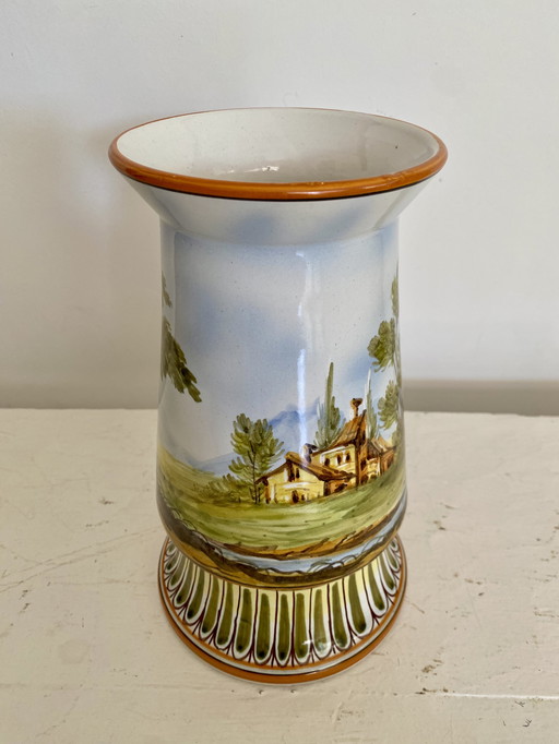 Vase ancien peint à la main