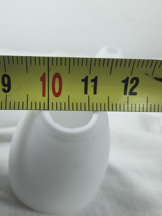 Image 1 of G4 glass lamp shades matte white horseshoe model New!