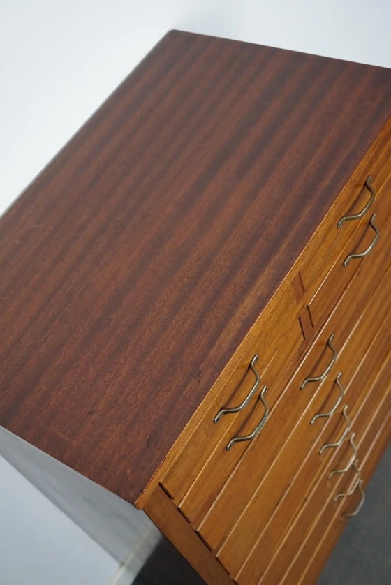 Image 1 of Cabinet de dentiste ancien en acajou, Amsterdam vers 1930