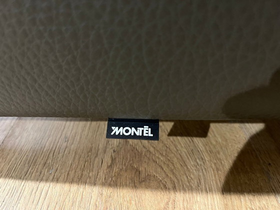 Image 1 of Montel Mondi Fauteuil - Groen - Grijs - Leer - Stof - Showroommodel