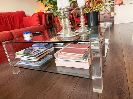 Image 1 of Couchtisch aus Glas, 101 x 101 cm, Höhe 39,5 cm