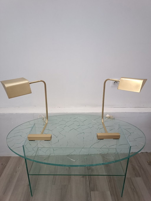 Lampenpaar von Cedric Hartman, USA, 1960er Jahre