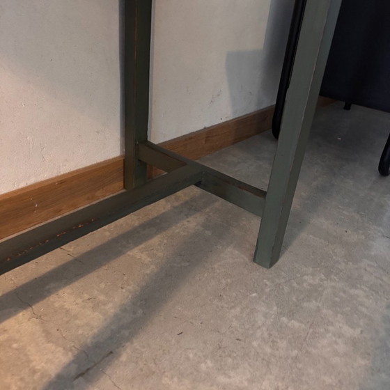 Image 1 of Green side table