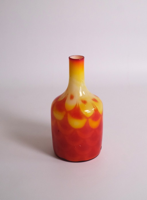 Peacock vase