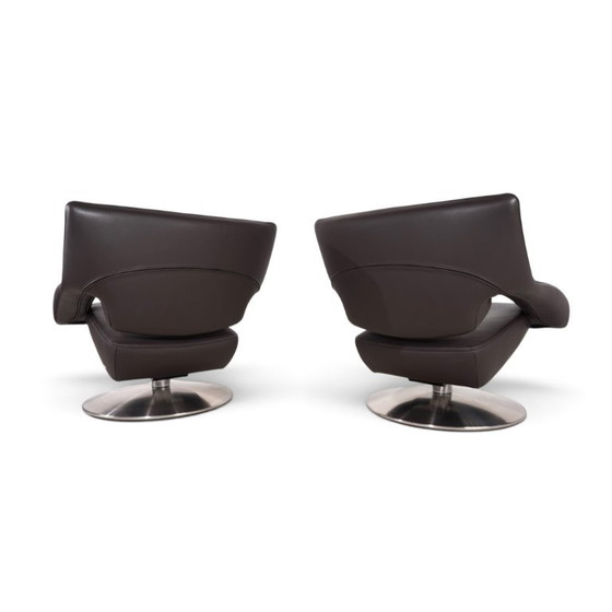 De Sede DS-255 Sillón Lounge Avantgarde en Cuero Marrón Oscuro, 2000 – Sillones, Leather (photo 3 of 20)