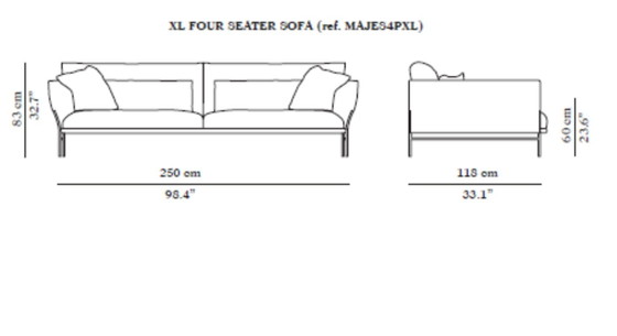 Exclusive Spanish design sofa: Carmenes Majestic – 3-5 seaters, Wood, Cotton (photo 12 of 12)