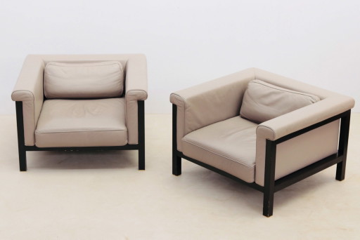 Coppia di poltrone di Jules Wabbes, Livorno - Serie 800 Luxe Pubblicata da Bullo