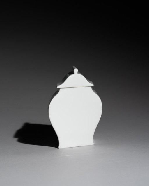 Rosenthal Tadao Amano Porseleinen Doos met Deksel Sakura 4101/2 Japan Postmodern SAKURA