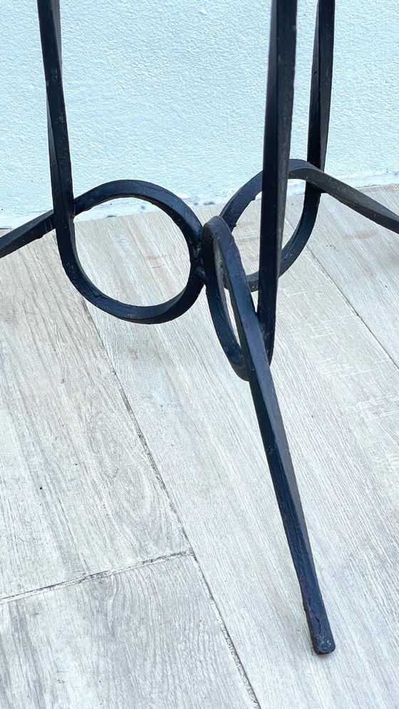 Image 1 of Piantana geometrica in acciaio vintage