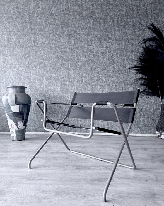 Image 1 of Fauteuil lounge Tecta D4 vintage de Marcel Breuer — Original Eisengarn, années 1970/1980