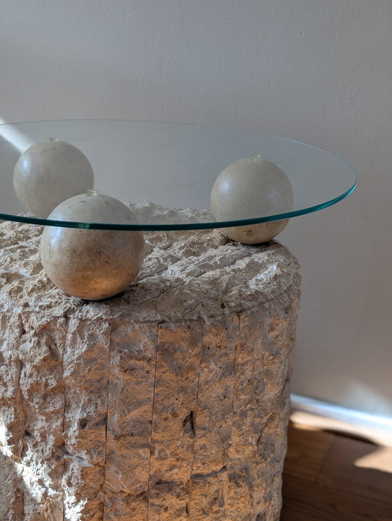 Image 1 of Pierre Magnussen Ponte Mactan coffee table vintage 1980s | glass top