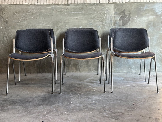 Image 1 of Castelli DSC 106 stoelen (Giancarlo Piretti) refurbished