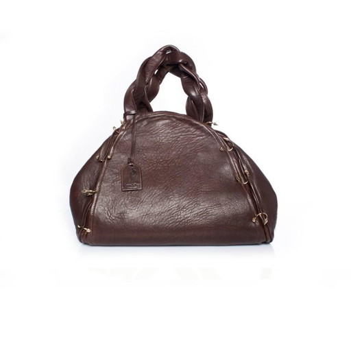 Borsa a tracolla Maison Du Posh in pelle marrone