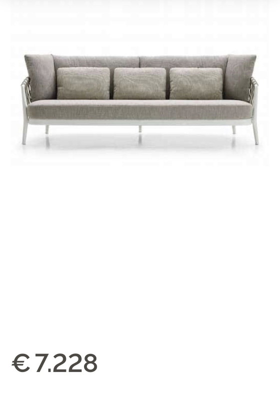 Image 1 of Ensemble lounge B&B Italia « Erica » canapé + 2 fauteuils, modèle showroom 2025