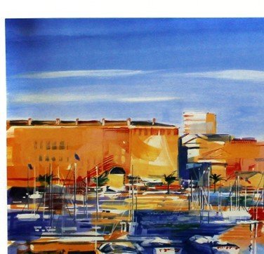 Image 1 of Fort, Ella - Port De St. Raphael - Farblithografie