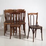 Chaises de salle à manger antiques (c.1920). Lot de 6 pièces #2 (photo 6 of 40)