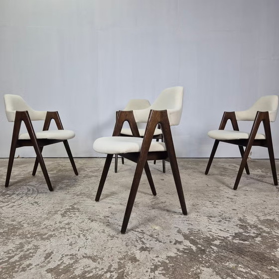 4x Kai Kristiansen Compass chair Sedie danesi vintage – Sedie e poltrone, Legno (photo 4 of 19)