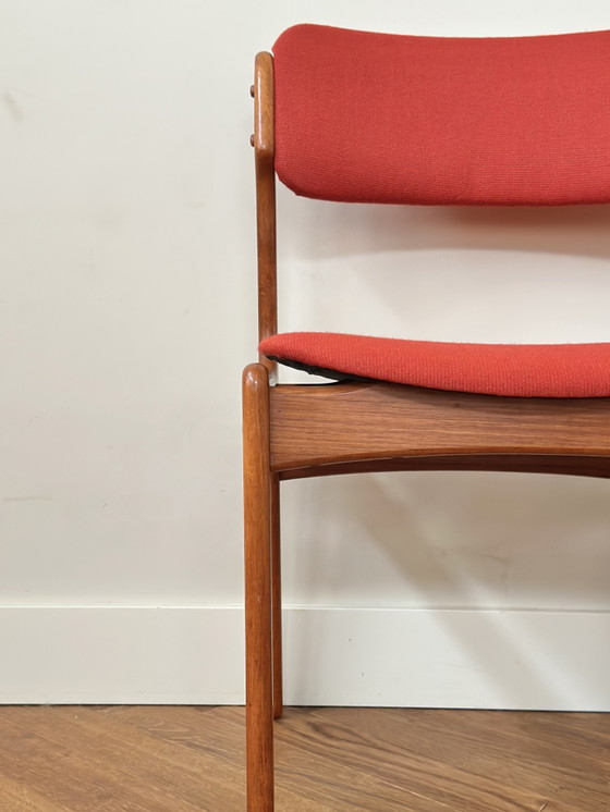Image 1 of 4 vintage stoelen Erik Buch Deens design jaren 50/60