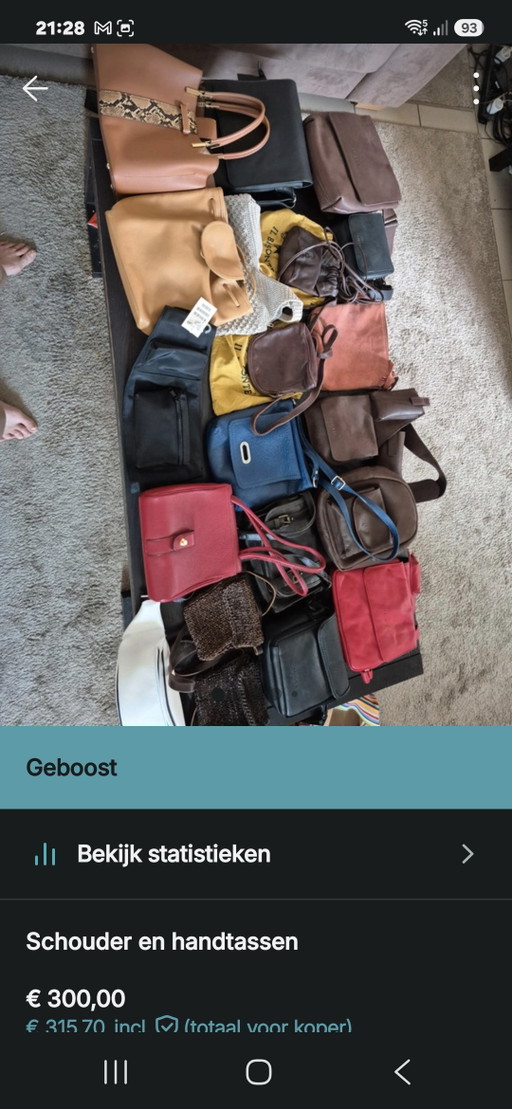 Taschen und Umhängetaschen – schoudertassen, Leather, Textile