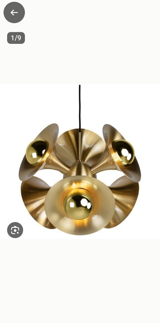 Versmissen Jazz ceiling lamp – plafondlampen, Brass