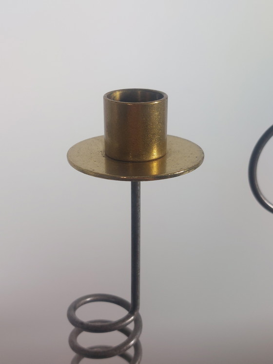 Image 1 of 3x candelieri vintage Ikea Ehlen Johansson Krasen in metallo e granito