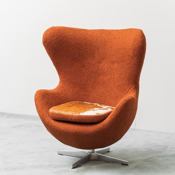 Image 1 of FAUTEUIL EN BOUCLE JACOBSEN STYLE 70'S VINTAGE MODERNE
