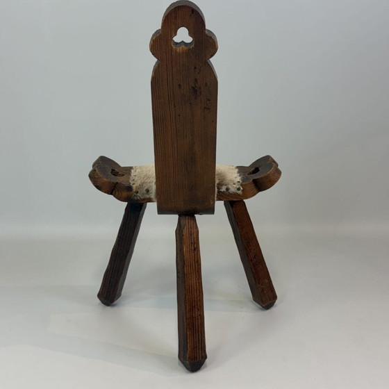 Coppia di sedie rustiche stile folk – Poltrone relax, Pelle, Legno (photo 18 of 34)