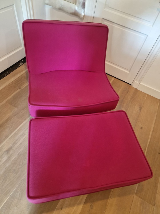 Lignet Roset Pop Lounge Sillón con puf – Ligne Roset, Sillones, Lana (photo 2 of 7)