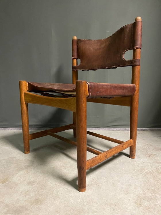 Image 1 of 4 BØRGE MOGENSEN 'SPANISH' DINING CHAIRS FOR FREDERICIA, 1960