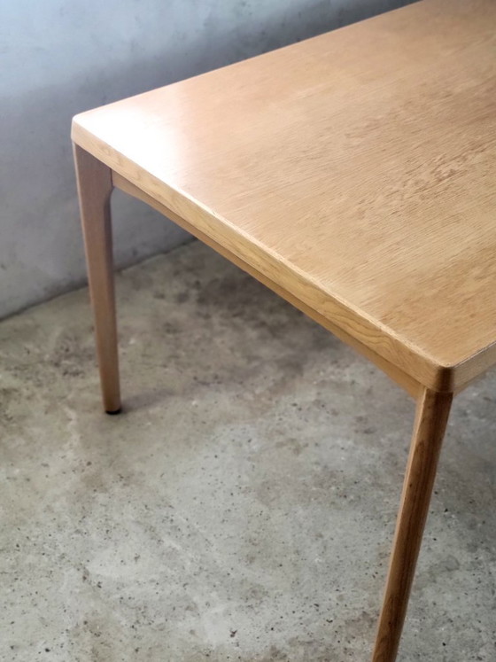 Image 1 of Vintage oak dining table by Henning Kjaernulf for Vejle