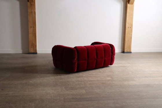 Image 1 of Cini Boeri for Arflex Strips Sofa in velvet, Italy 1968