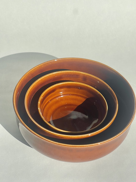 Image 1 of Vintage DDR Nesting Bowl Set van Colditz