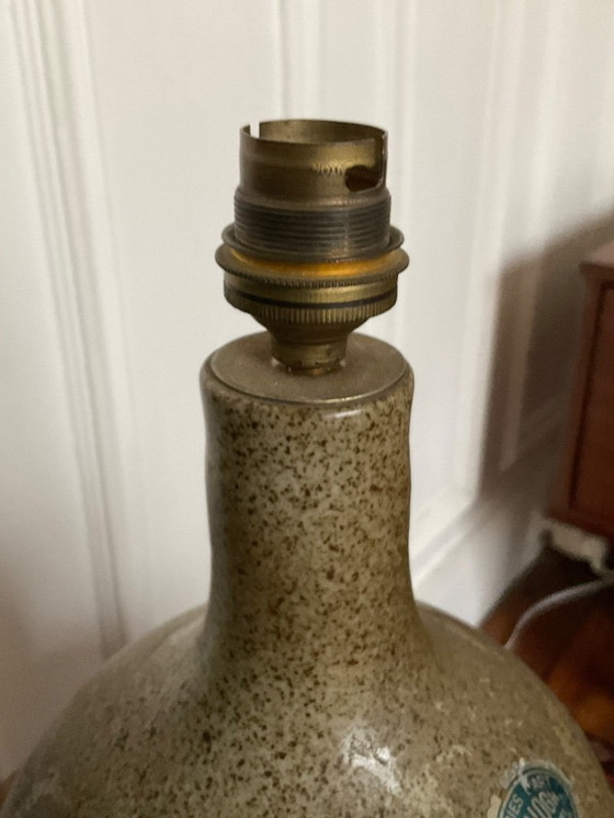Image 1 of Lampe en céramique artisanale signée Balogh – Atelier de Dreux