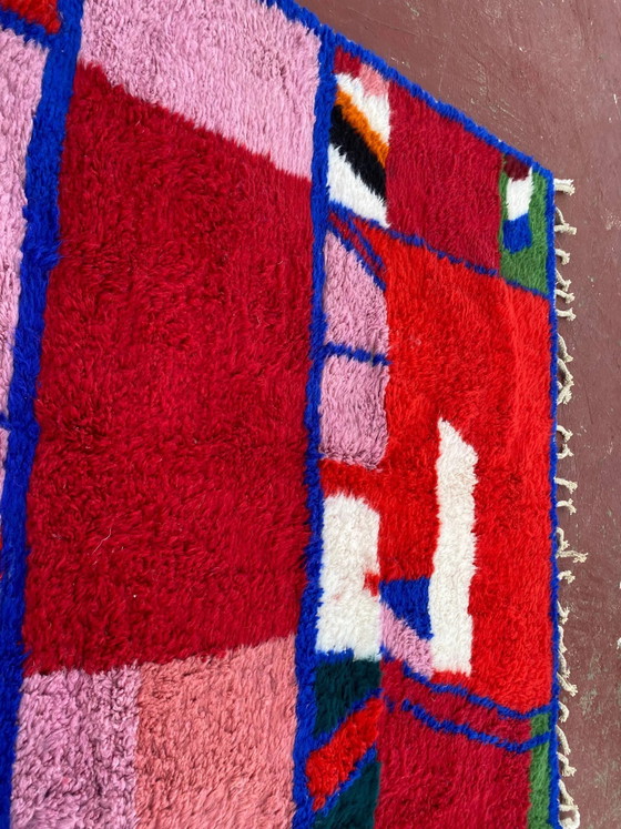 Tappeto Beni Ouarain Contemporaneo 300x200 cm – Motivi Astratti Multicolori – Tappeti, Lana, Cotone (photo 15 of 18)