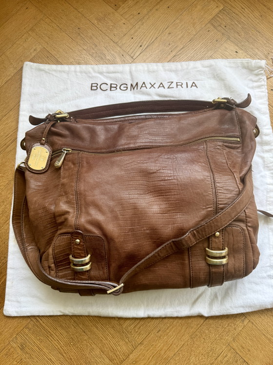 Grote bruine leren BCBGMAXAZRIA – Schoudertassen, Lambskin (photo 3 of 10)
