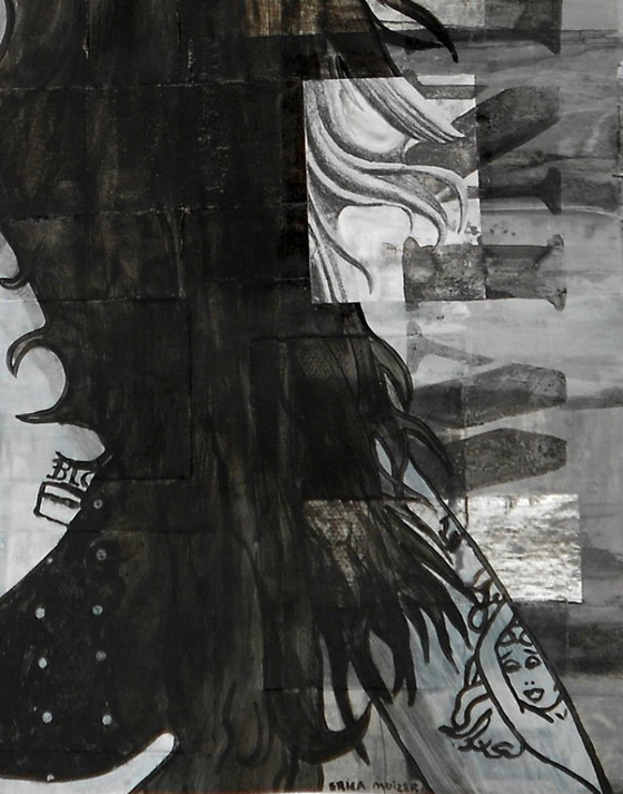 Image 1 of Un bellissimo ritratto di Amy Winehouse dal titolo: See me (dipinto a mano)