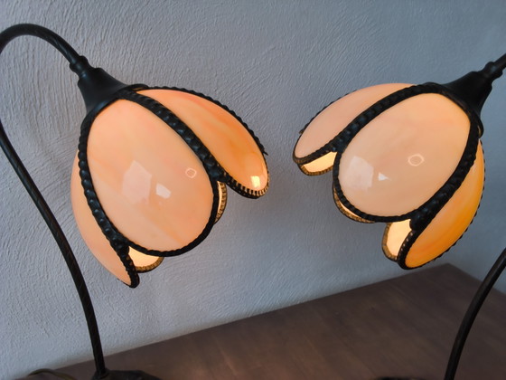 Lampes de table Art Déco – Honsel, Bronze, Glass (photo 7 of 9)