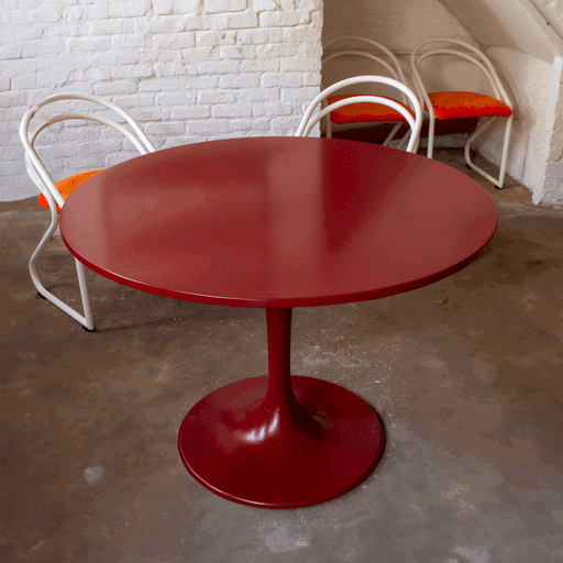 Table tulipe vintage