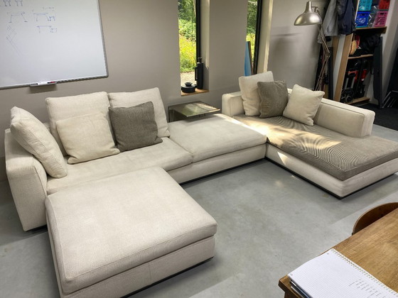 Image 1 of Minotti Powell sofa and Army side table