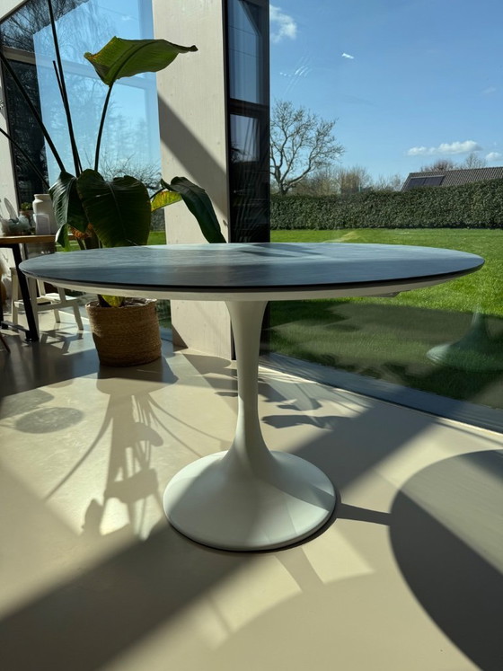 Image 1 of Round dining table Tulipo with solid ceramic tabletop 120cm