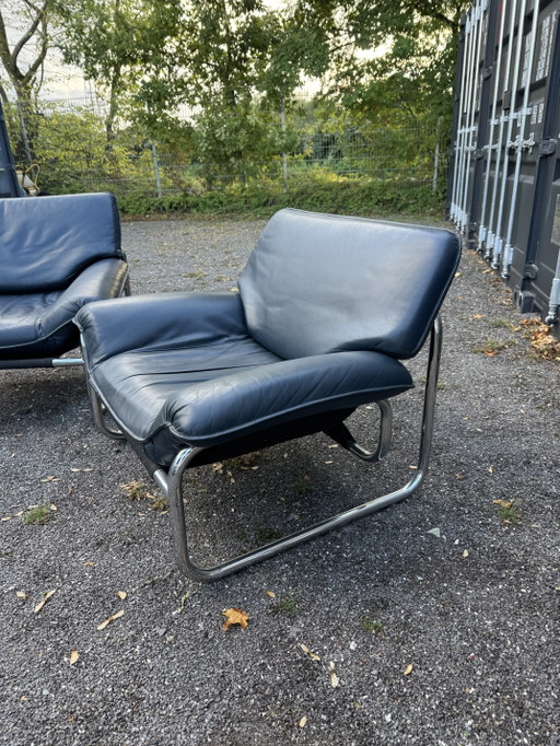 Bauhaus Armchair by Johan Bertil Häggström for IKEA – fauteuils, Leather, Metal (photo 2 of 5)