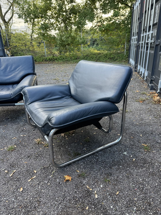 Bauhaus Armchair by Johan Bertil Häggström for IKEA – Johan Bertil häggström IKEA, Leather, Metal (photo 2 of 5)