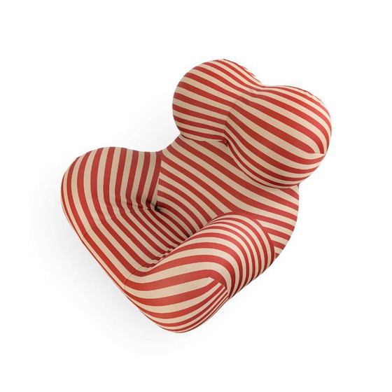 Gaetano Pesce UP Armchair with Ottoman B&B Italia Vintage Orange, Textile, Beige (photo 6 of 13)