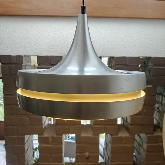 Image 1 of Vintage Raak Amsterdam hanglamp B-1084 – space age design – aluminium