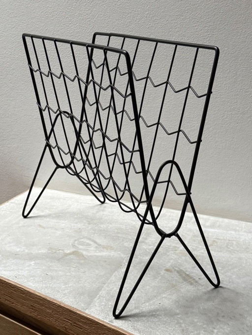 Magazine rack 50s 60s Vintage Antique Design