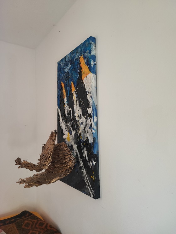 Image 1 of Œuvre d'art : Peinture et sculpture d'Icare par Th. G. Kellnberger
